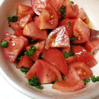 トマトのマリネ風サラダ～りんご酢と蜂蜜で～